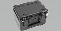 16.25 Inch (in) External Length and 9.80 Inch (in) External Height Injection Molded Plastic Equipment Case (3i-1510-9)