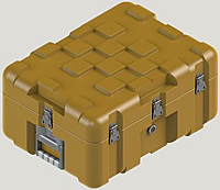 4.2 Cubic Feet (ft³) Rotomolded Plastic Case (AC2416-1703)