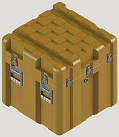 8 Cubic Feet (ft³) Rotomolded Plastic Case (AC2424-1806)