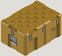 5.5 Cubic Feet (ft³) Rotomolded Plastic Case (AC2920-1204)