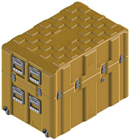 13.4 Cubic Feet (ft³) Rotomolded Plastic Case (AC3624-1117/AC)