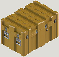 11 Cubic Feet (ft³) Rotomolded Plastic Case (AC3624-1606)