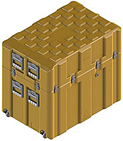 15.2 Cubic Feet (ft³) Rotomolded Plastic Case (AC3624-2111/AC)