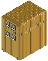 19.1 Cubic Feet (ft³) Rotomolded Plastic Case (AC3624-2911/AC)