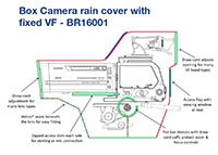 Box Rain Cover with Fixed View Finder